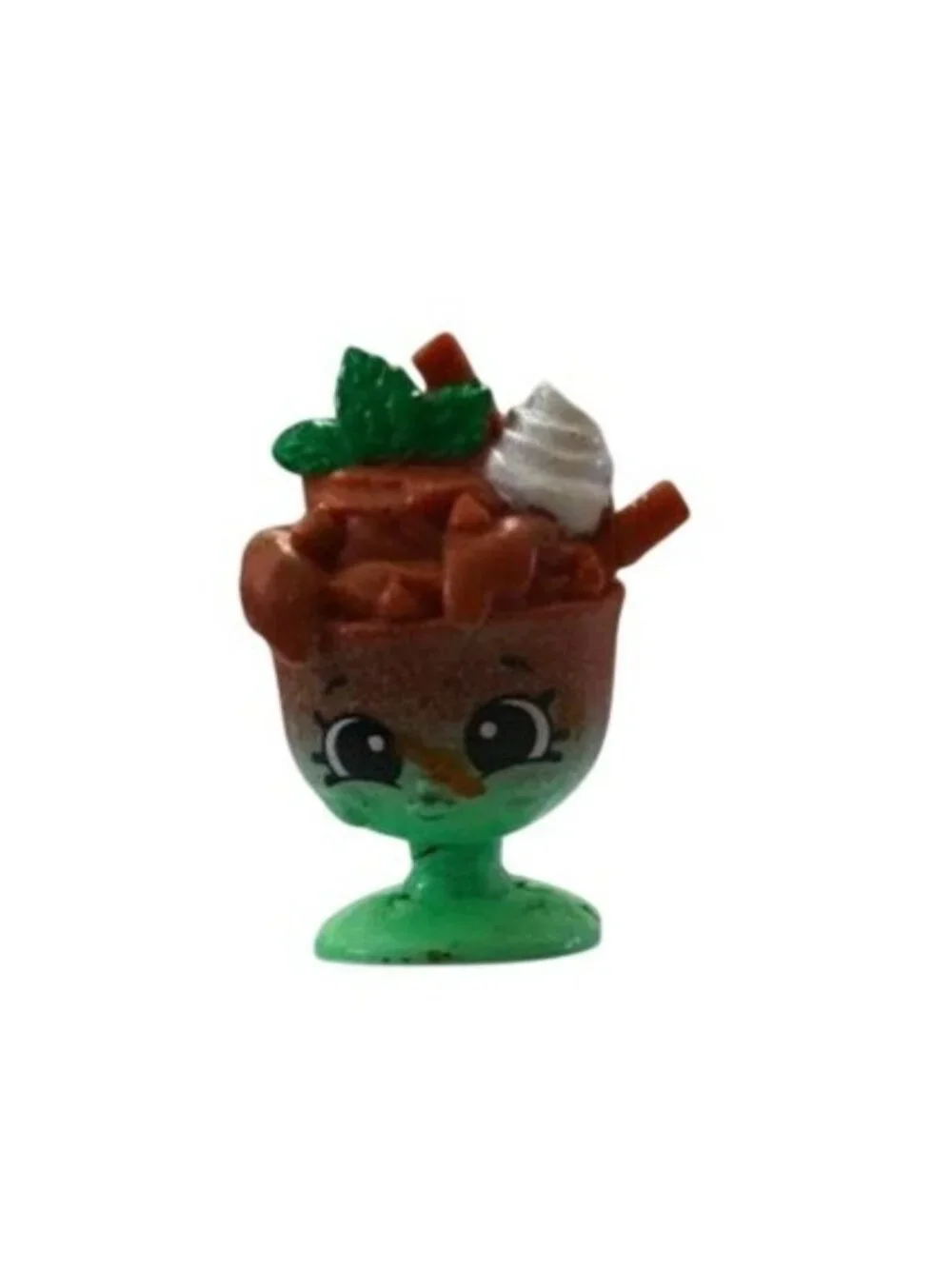Shopkins Choc Mint Charlie #SHP-013 Rare Figure Season 6 Green Tote Bag HTF